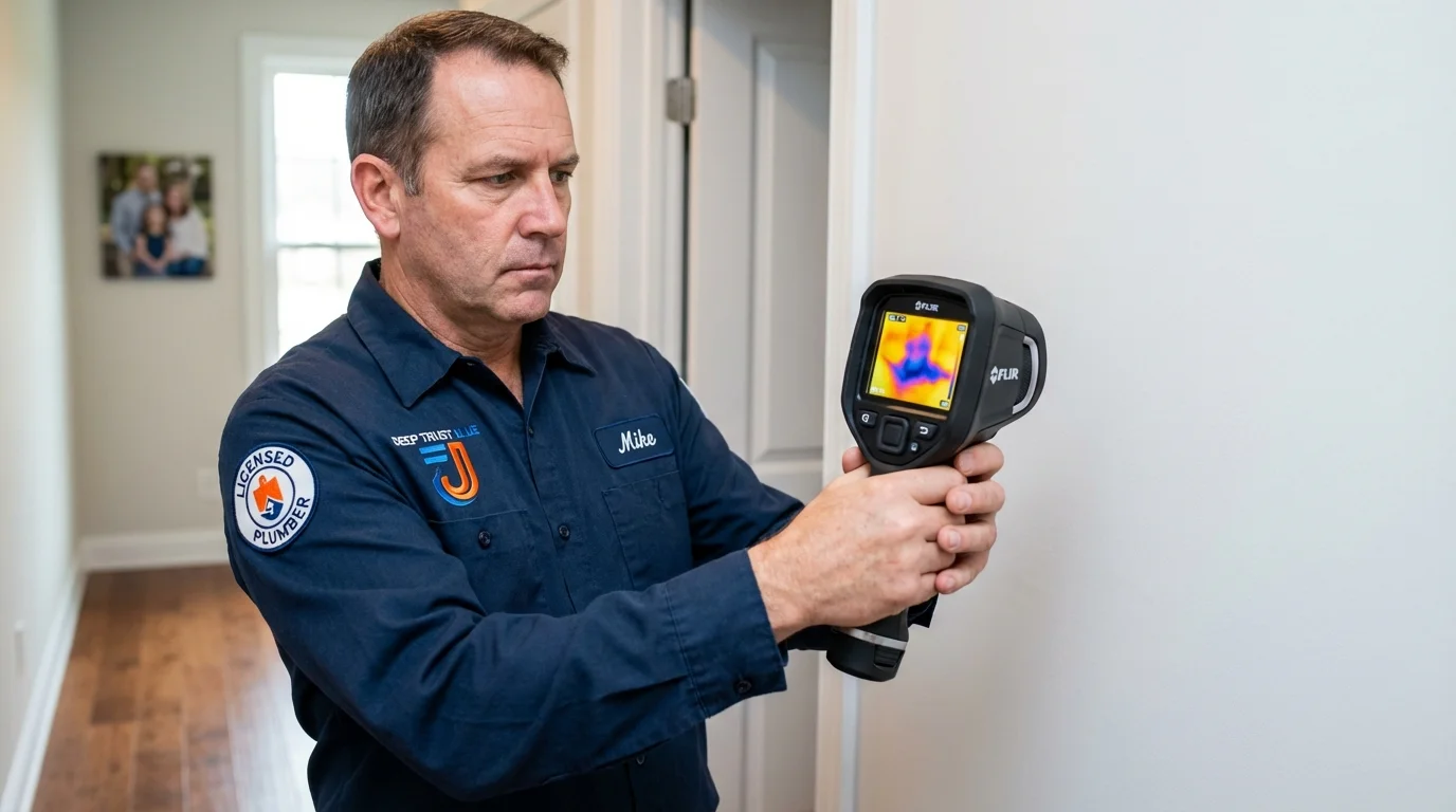 Thermal imaging leak detection by Johns Plumbing LLC in Wickenburg